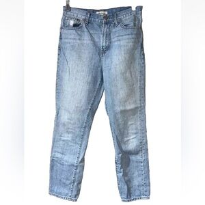 MADEWELL The Perfect Vintage Jean 100% Cotton Light Wash Size 28